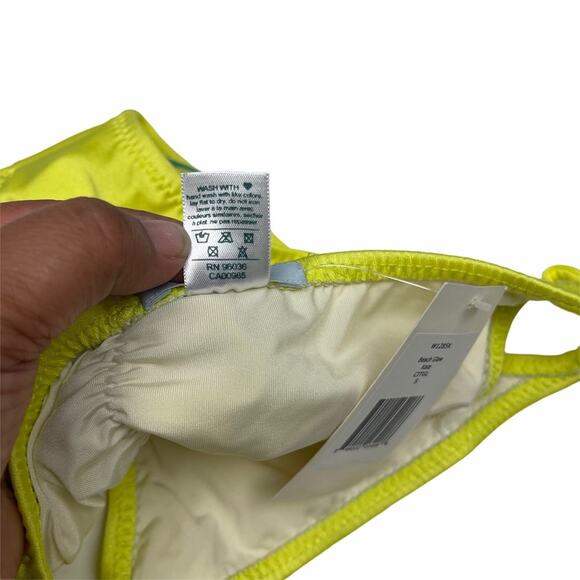 Eberjey Beach Glow Kate Bikini Bottom Yellow Small - Picture 8 of 9